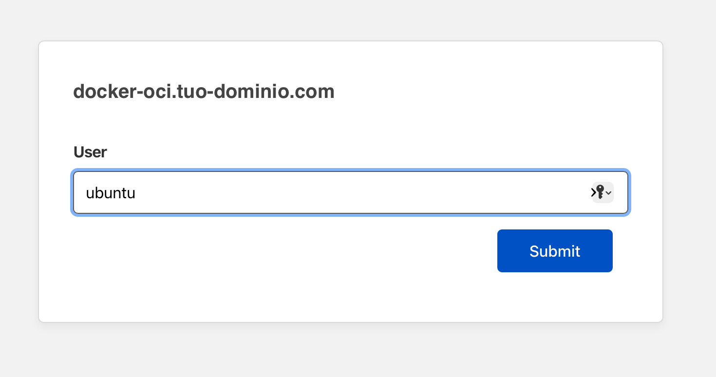 oci cloudflare ssh user
